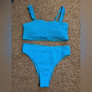 Turquoise 2 pieces bikini